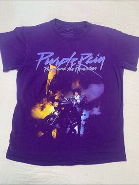 Purple 'Purple Rain' Graphic Tee